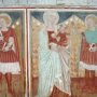 Uno degli affreschi all'interno dell'Abbazia di S. Ruffino e Vitale