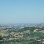 Valli... colline  e mare, dalla terrazza panoramica di Smerillo