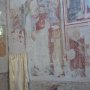 Interno della Chiesa Rurale di S.Maria a Pi d'Agello, tutta affrescata (la Chiesa era chiusa, le foto sono state fatte dai finestrini)