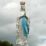 La bellissima statua della Vergine Incoronata, del 1876, alta cm. 250