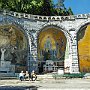 Le Cappelle esterne della Basilica del Rosario poste a sinistra dell'ingresso