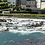 Il fiume "Gave de Pau" che bagna Lourdes