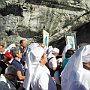 La mattina del 16/7/2016, alla Grotta, Celebrazione Eucaristica del Pellegrinaggio Unitalsi Marche