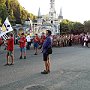 A sera, alle ore 21, Processione aux Flambeaux (fiaccolata)