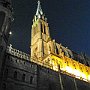 La Basilica dell'Immacolata Concezione di notte, tutta illuminata