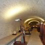 La Sala delle Oliere, dove si conservava l'olio prodotto dai monaci, oggi ospita una raccolta di reperti archeologici della vicina Urbs Salvia
